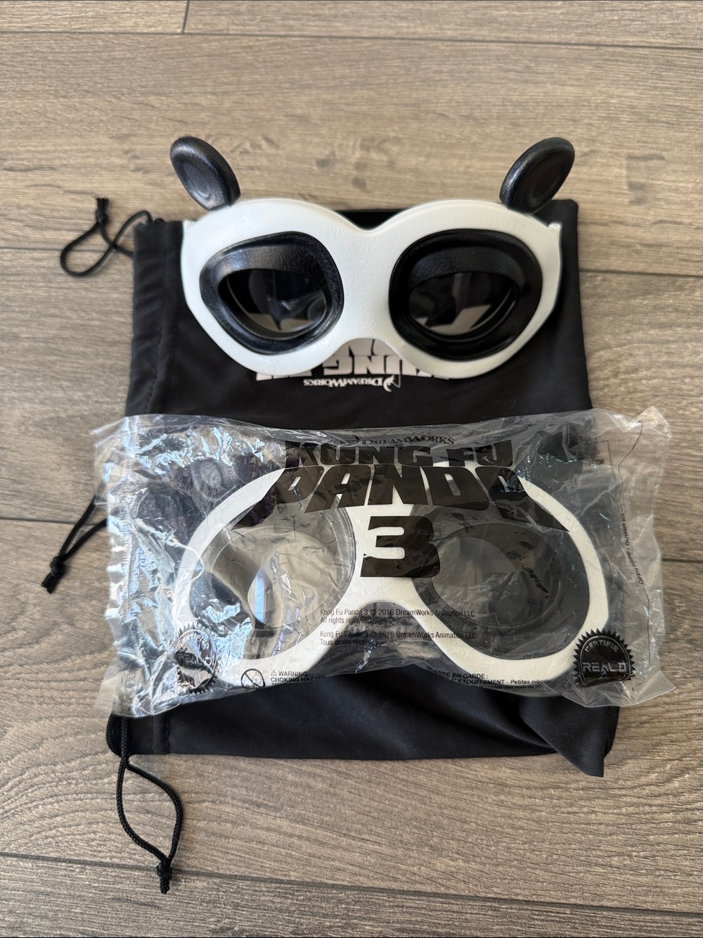 Kung Fu Panda 3D Panda glasses for 3D movies- two